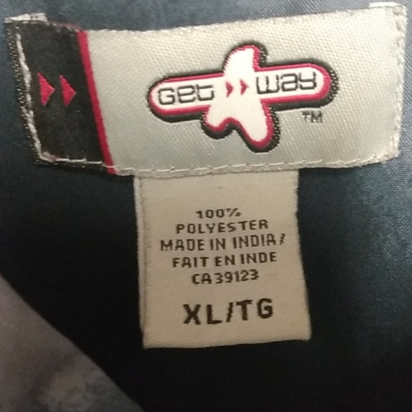 GET WAY Men's T-shirt Dragon Size XL Gray - Picture 4 of 6